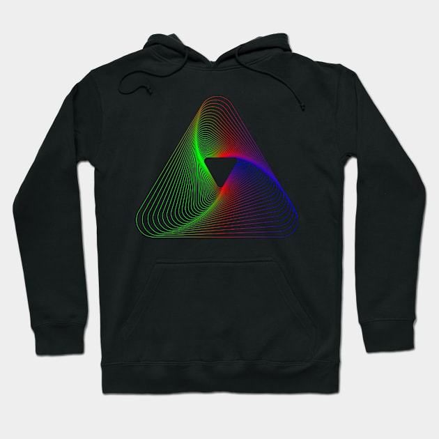 Triangel Hoodie by Mati Digital Art